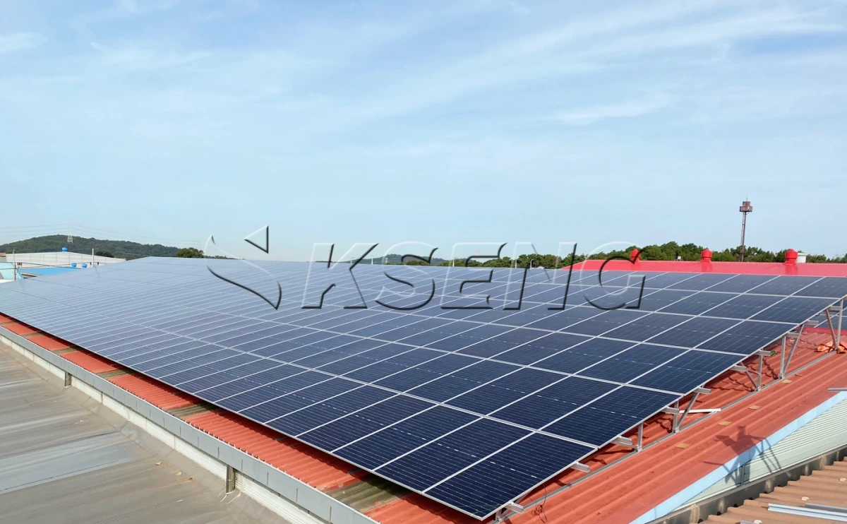 韩国京畿道屋顶光伏支架678.69KW