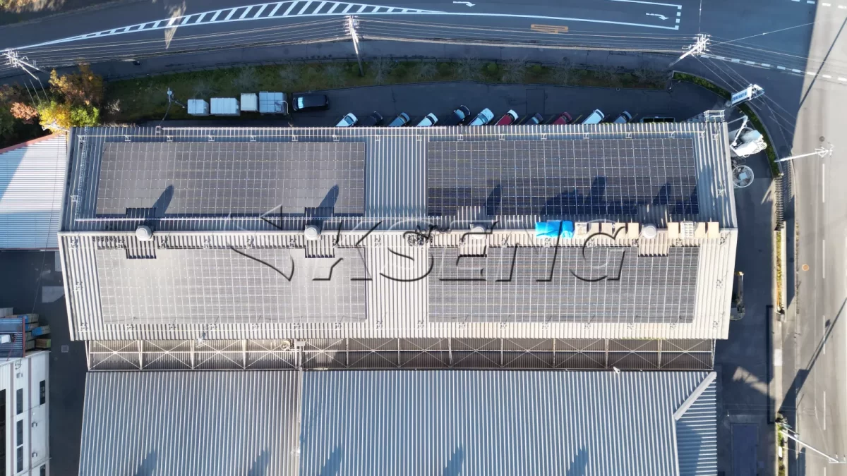 日本广岛屋顶光伏支架229.6KW项目