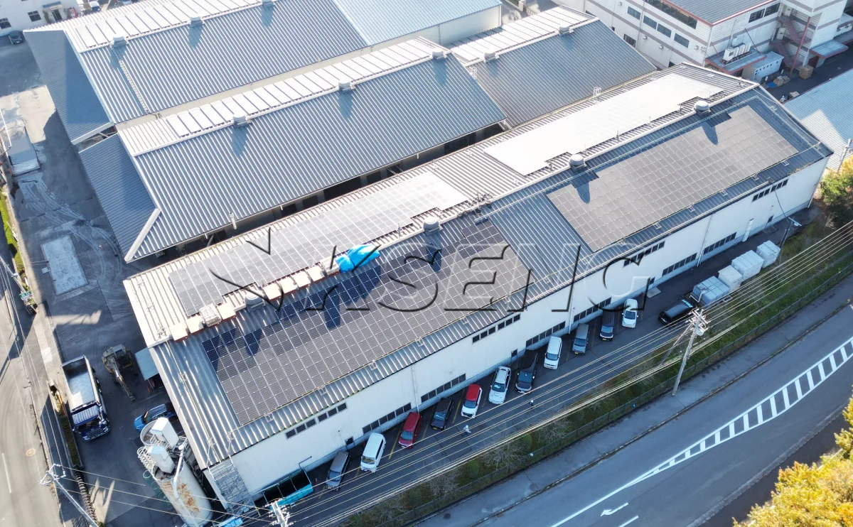 日本广岛屋顶光伏支架229.6KW项目