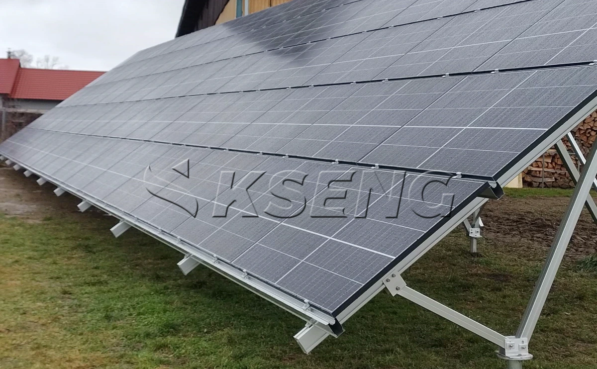 捷克共和国地面光伏支架32KW