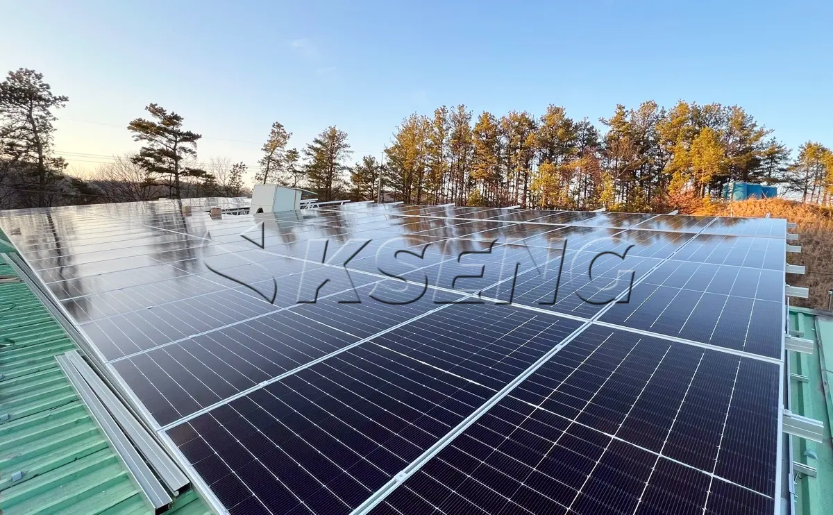 韩国彩钢瓦屋顶光伏支架2.68MW