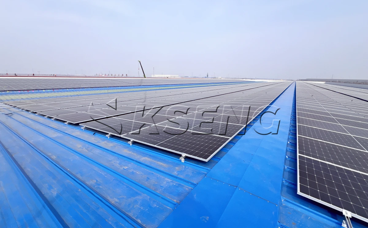 山东潍坊彩钢瓦光伏支架10MW