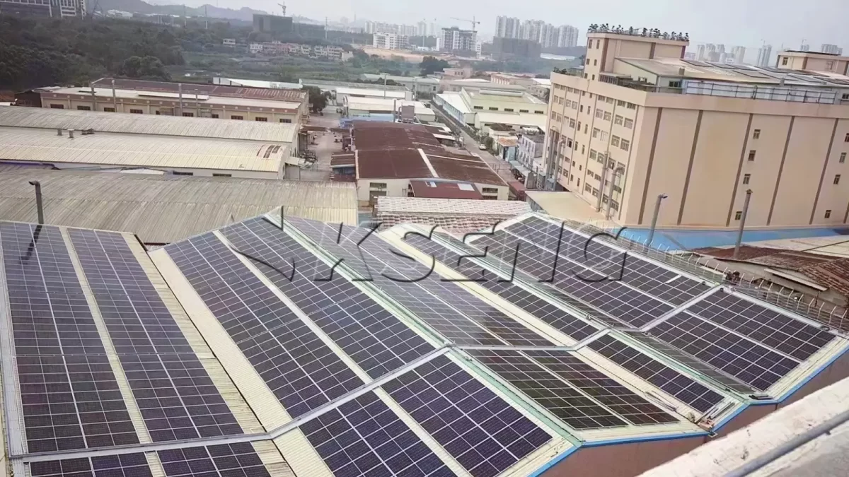 广东江门彩钢瓦光伏支架3.3MW