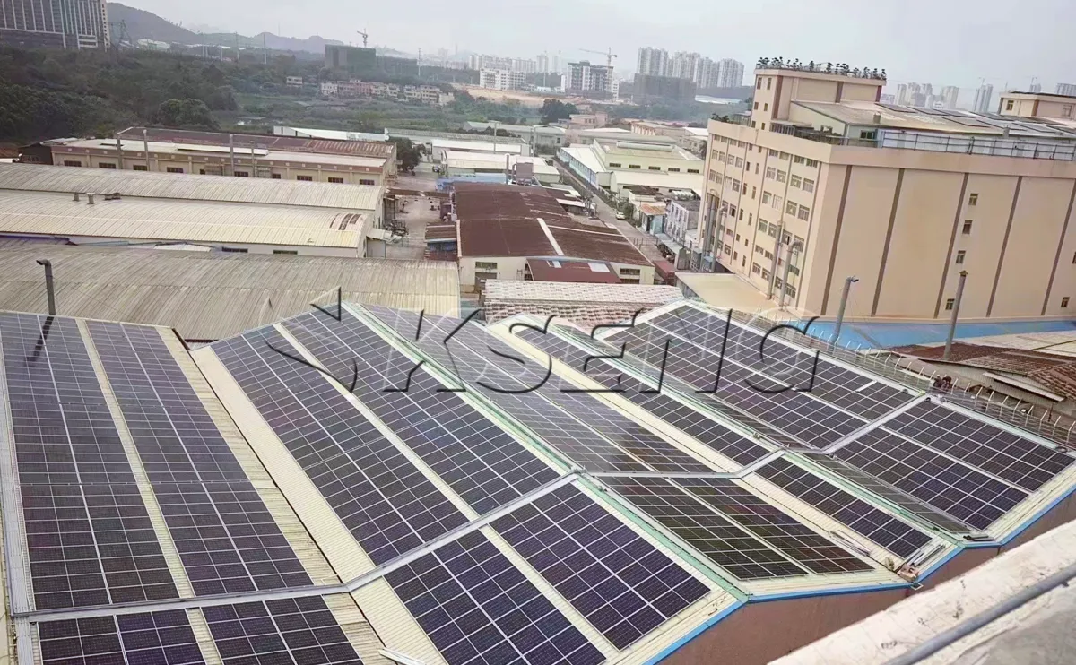 广东江门彩钢瓦光伏支架3.3MW