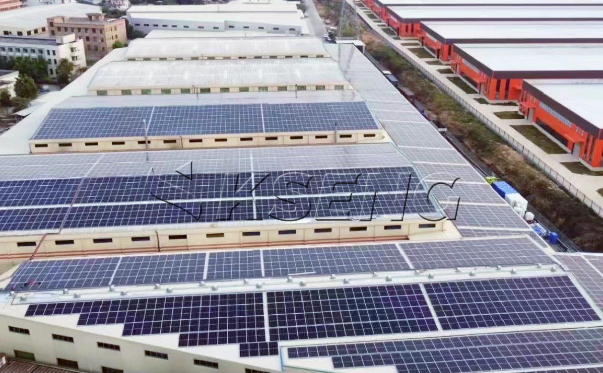 广东江门彩钢瓦光伏支架3.3MW