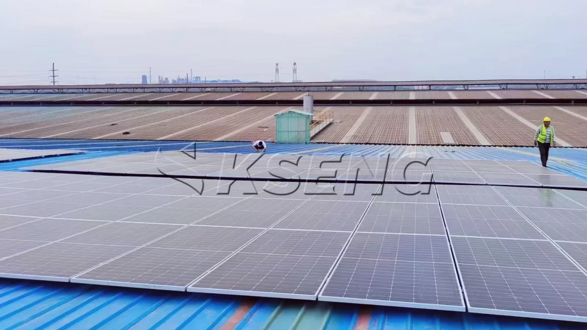 河南彩钢瓦屋顶光伏支架12MW