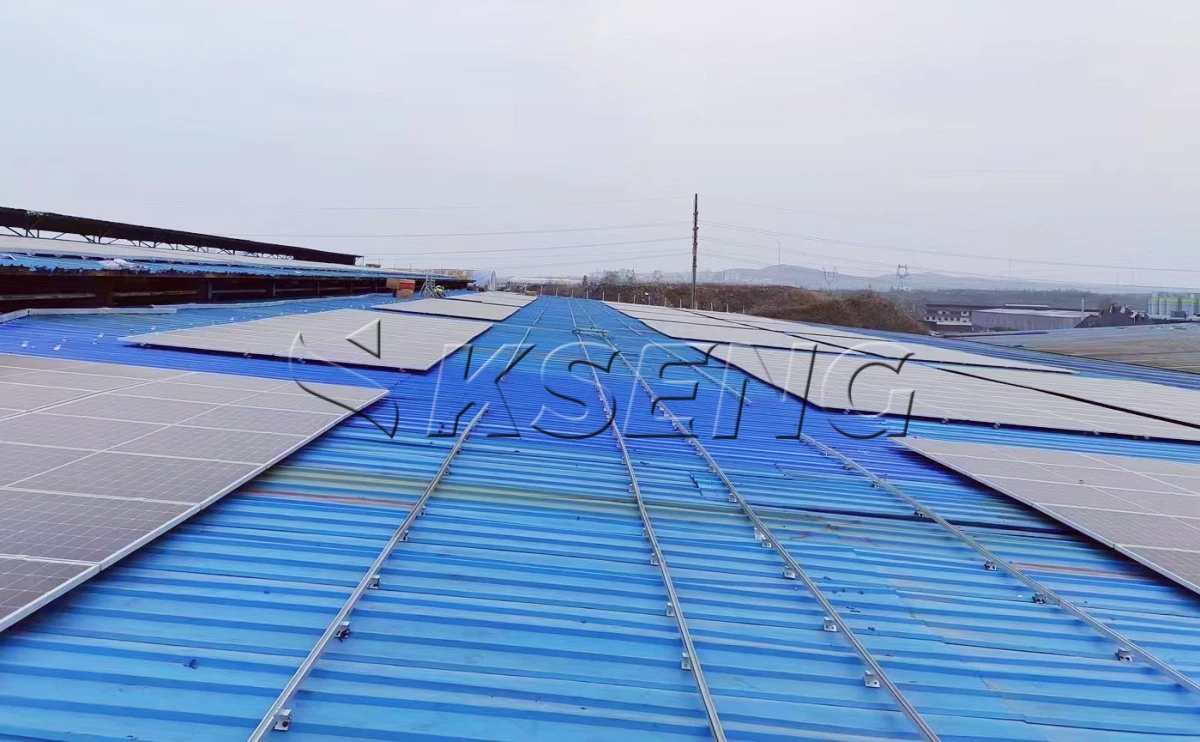 河南彩钢瓦屋顶光伏支架12MW
