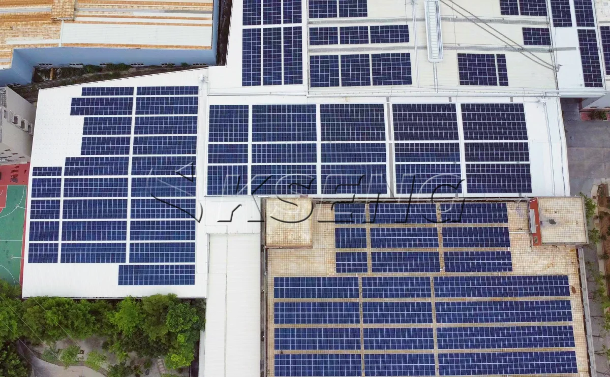 福建泉州彩钢瓦光伏支架12MW项目案例