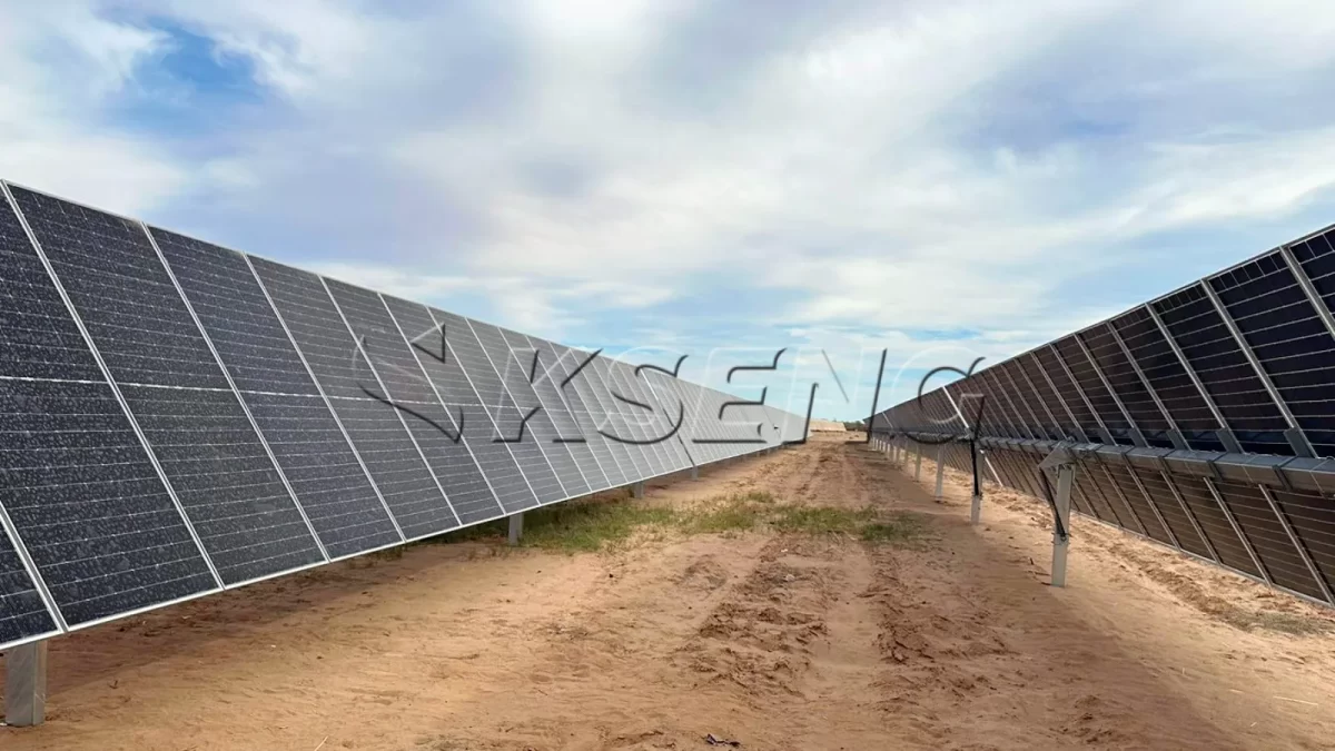 墨西哥单轴跟踪光伏支架476.16KW案例