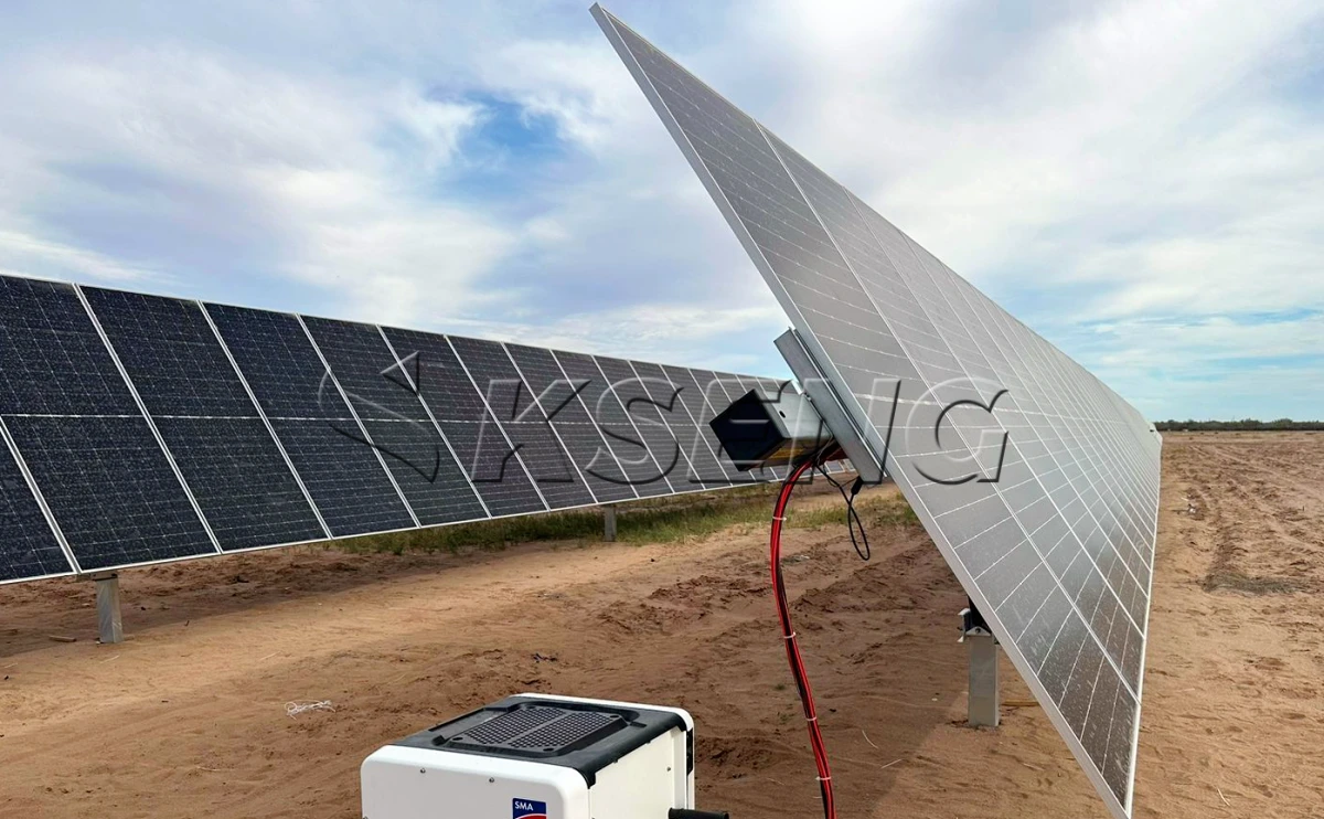 墨西哥单轴跟踪光伏支架476.16KW案例