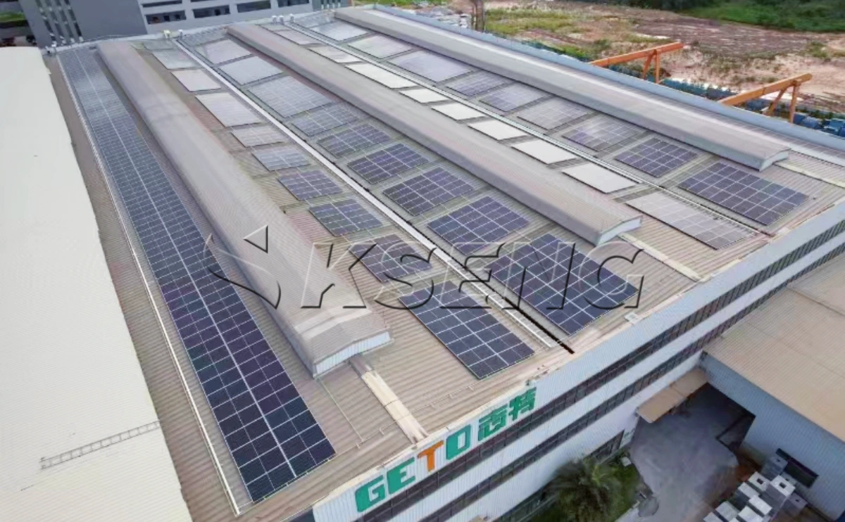 广东江门彩钢瓦光伏支架2MW