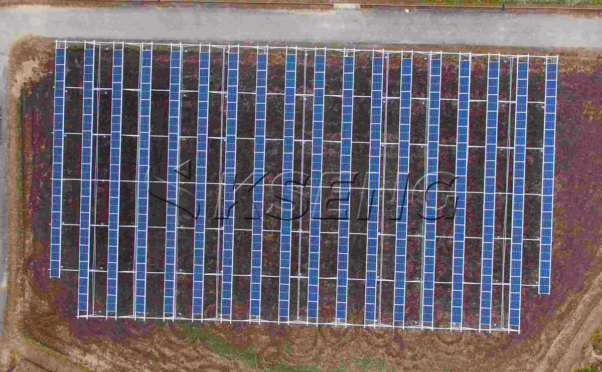 日本岡山县农棚光伏支架121KW项目案例