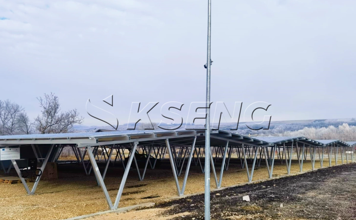安徽合肥车棚光伏支架300KW