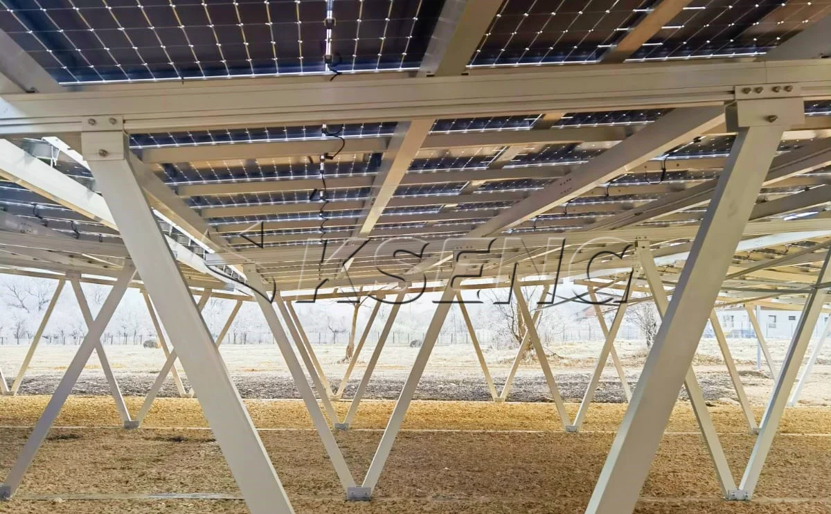 安徽合肥车棚光伏支架300KW