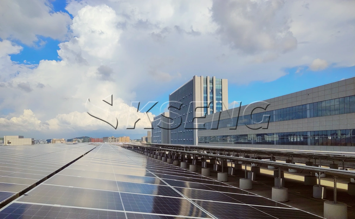 广东佛山平屋顶光伏支架8.2MW
