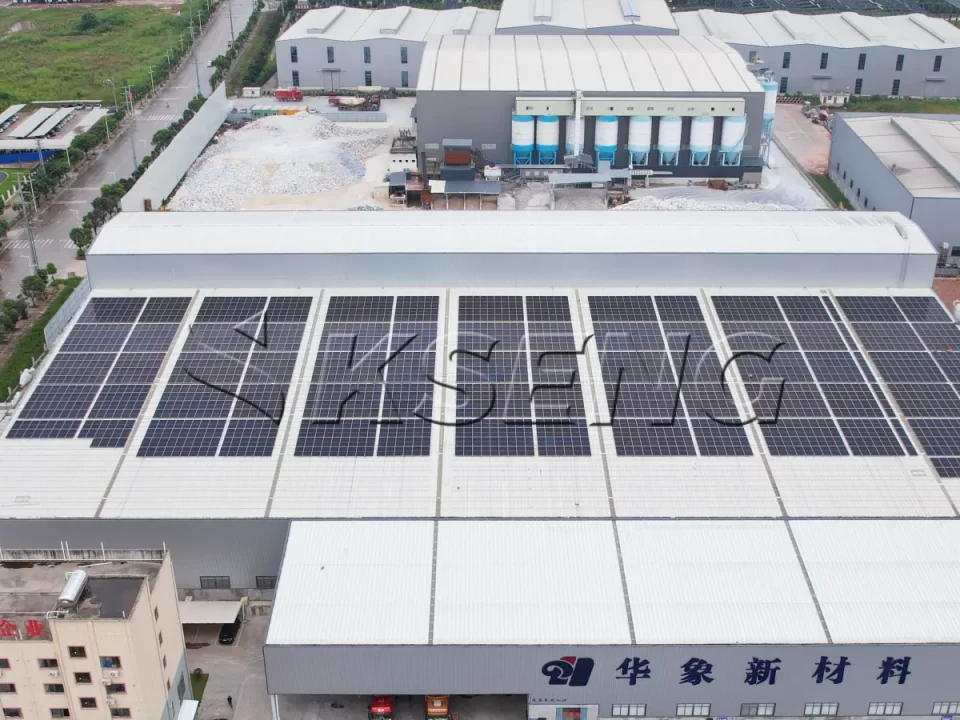 广西贺州彩钢瓦光伏支架6.5MW
