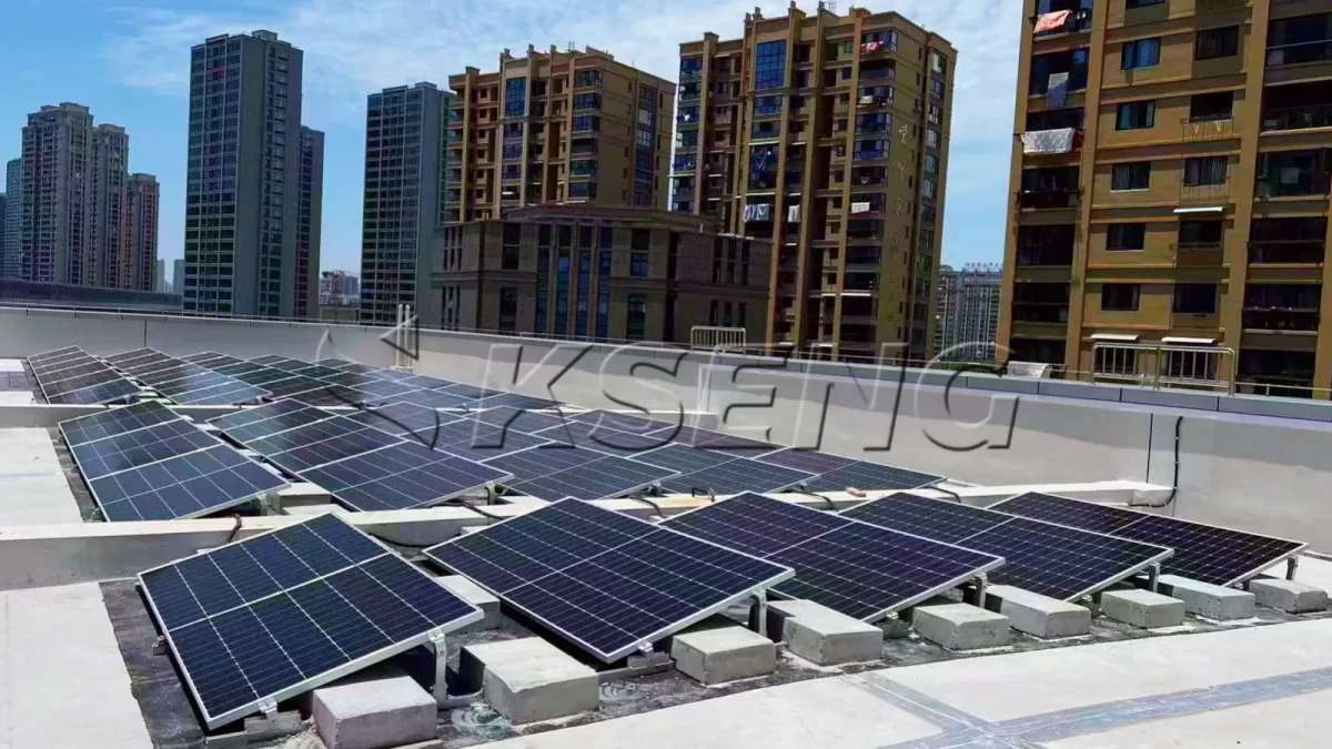 浙江温州平屋面压载支架300KW
