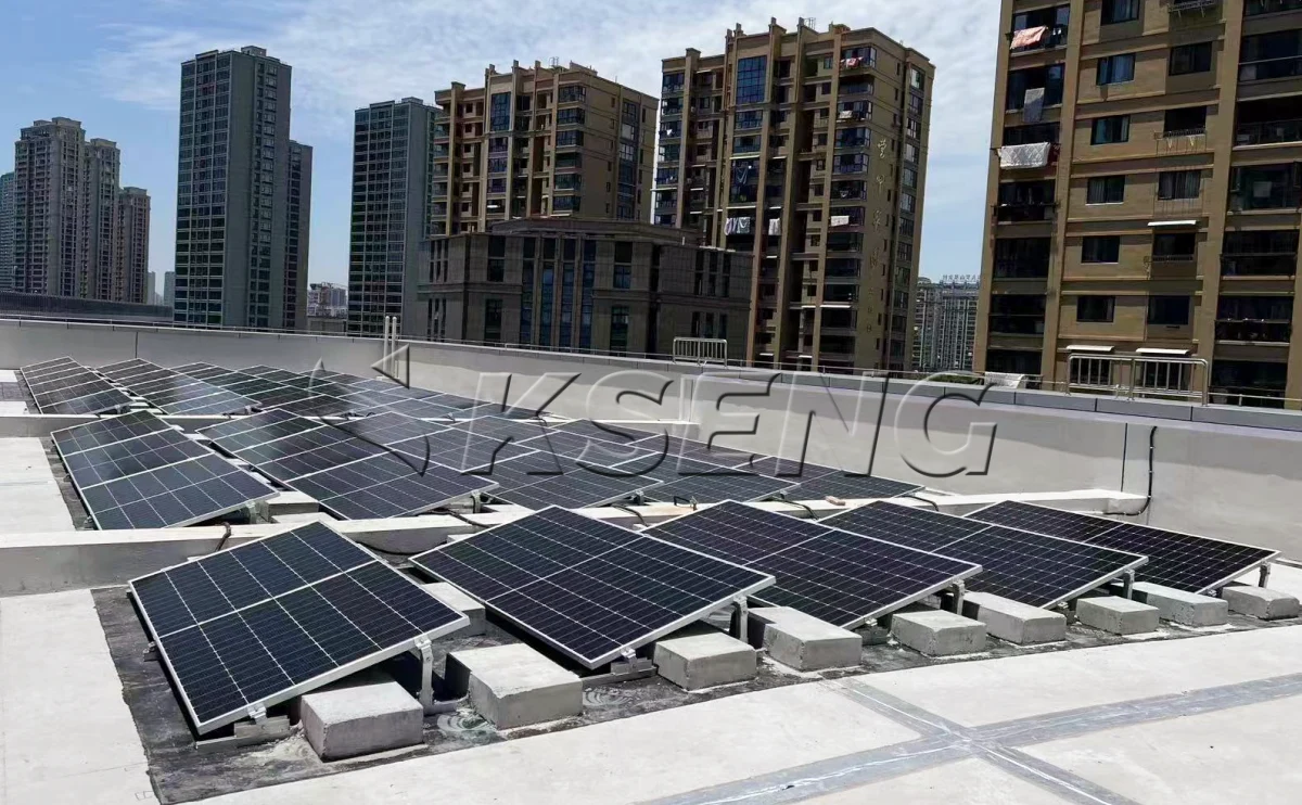 浙江温州平屋面压载支架300KW