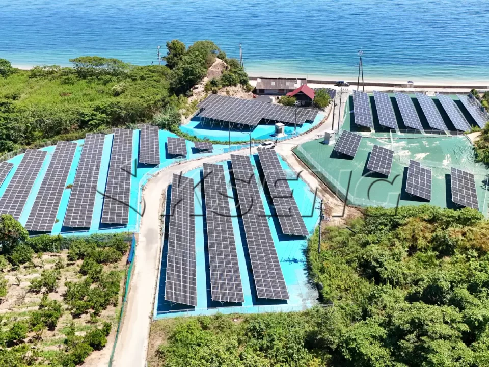日本广岛地面光伏支架447KW