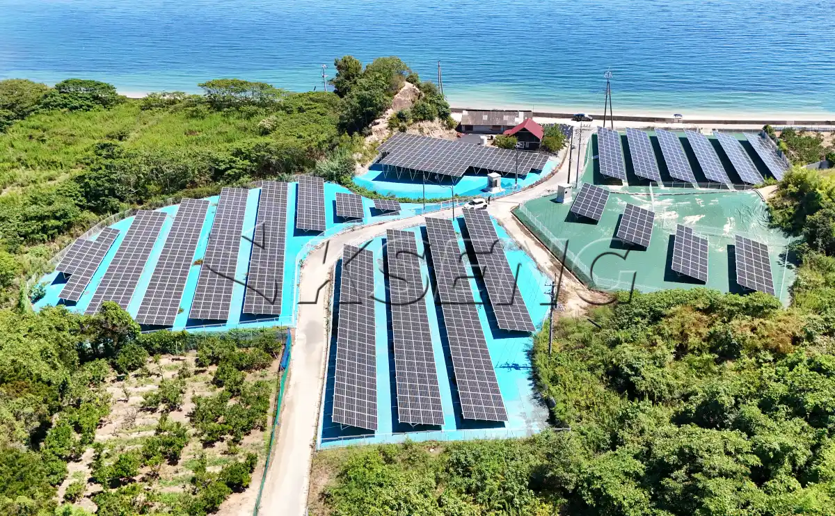 日本广岛地面光伏支架447KW