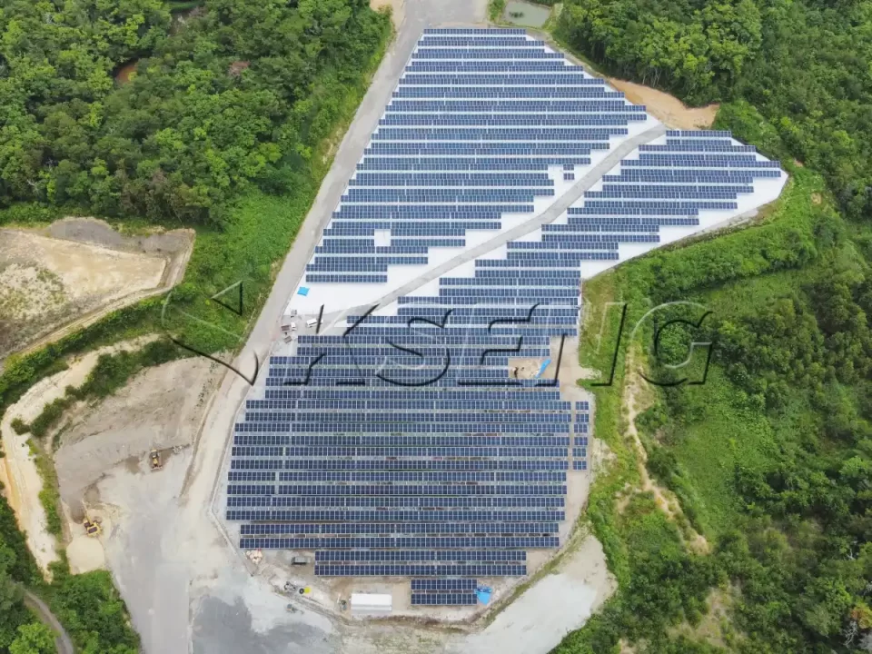 日本福岛地面光伏支架2.1MW