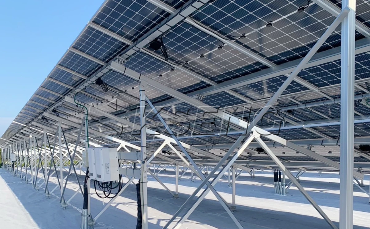 日本福岛地面光伏支架2.1MW