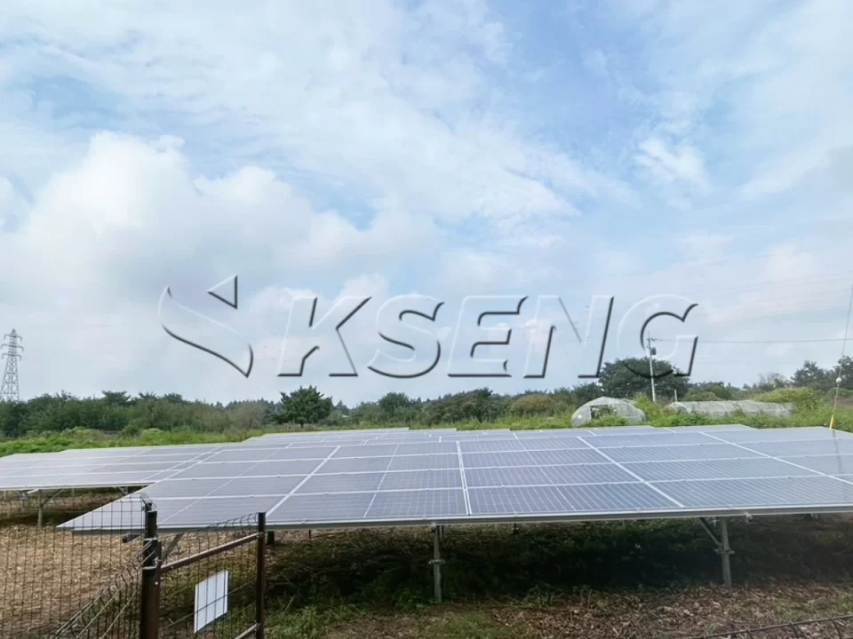日本群马地面光伏支架181.82KW