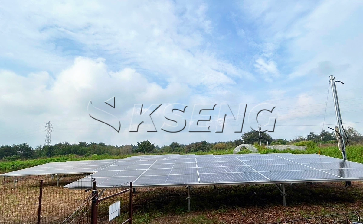 日本群马地面光伏支架181.82KW