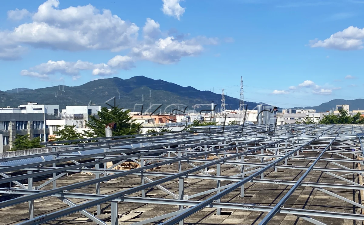 福建厦门平屋顶光伏支架289.540KW案例