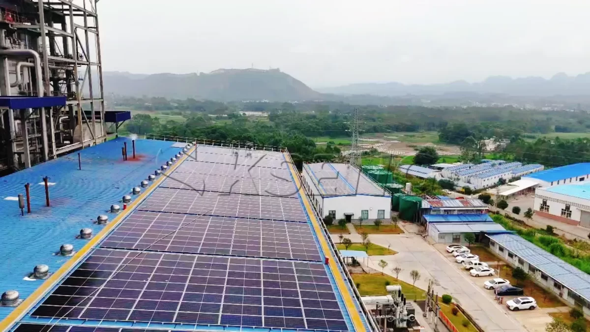广东韶关屋顶光伏支架6MW