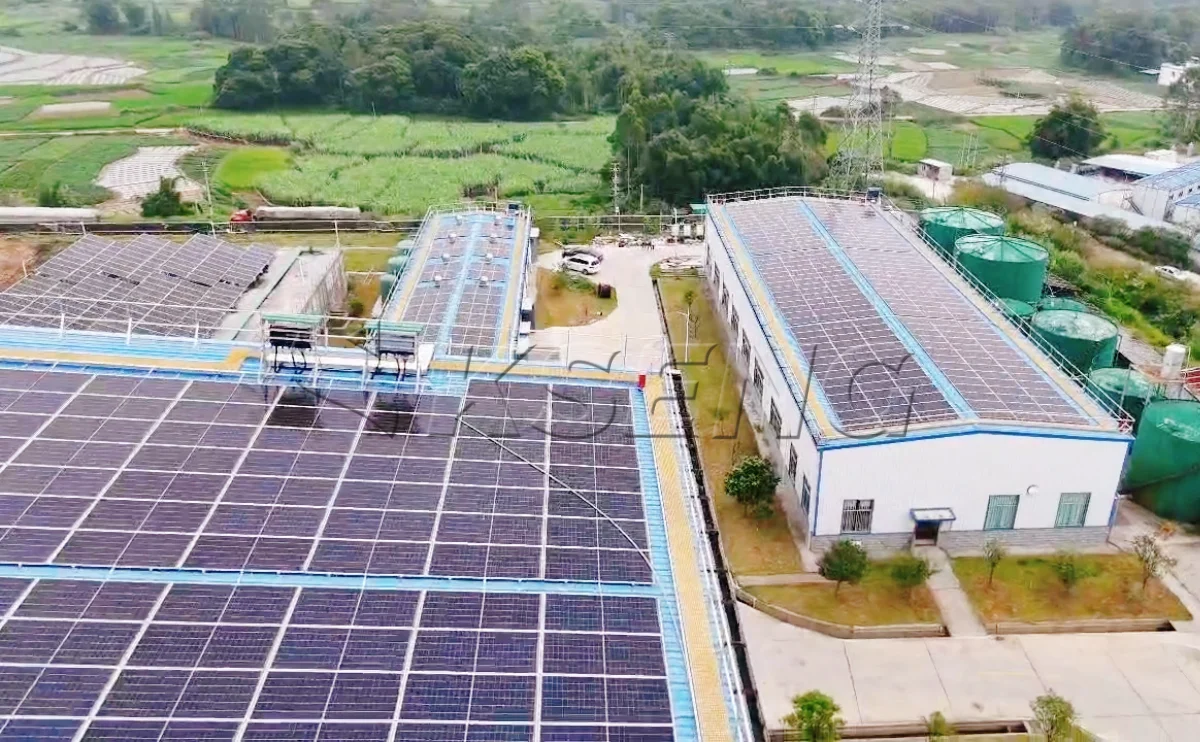 广东韶关屋顶光伏支架6MW