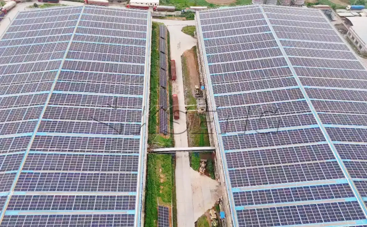 广东韶关屋顶光伏支架6MW