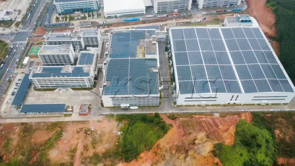 广东肇庆彩钢瓦光伏支架7.5MW