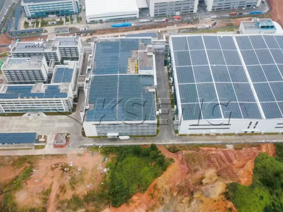 广东肇庆彩钢瓦光伏支架7.5MW