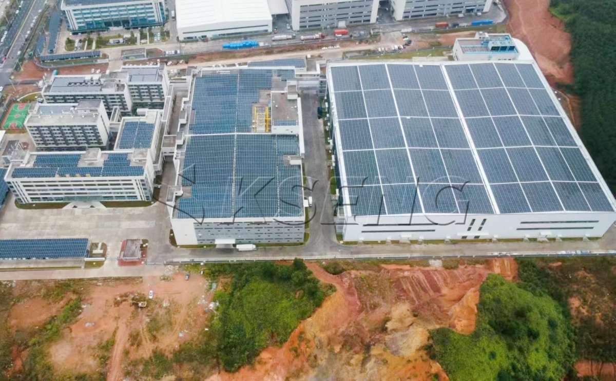 广东肇庆彩钢瓦光伏支架7.5MW