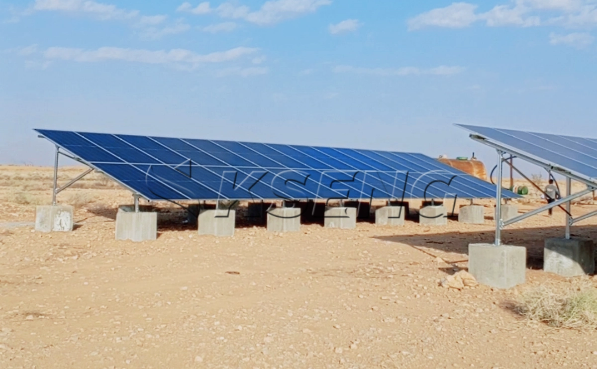 沙特利雅得地面光伏支架3MW