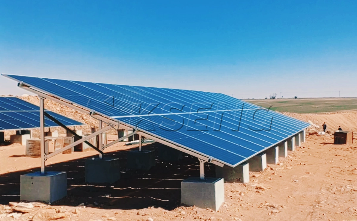 沙特利雅得地面光伏支架3MW