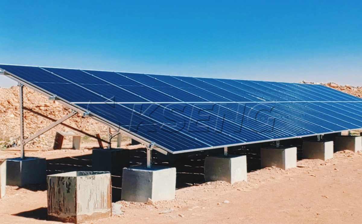 沙特利雅得地面光伏支架3MW