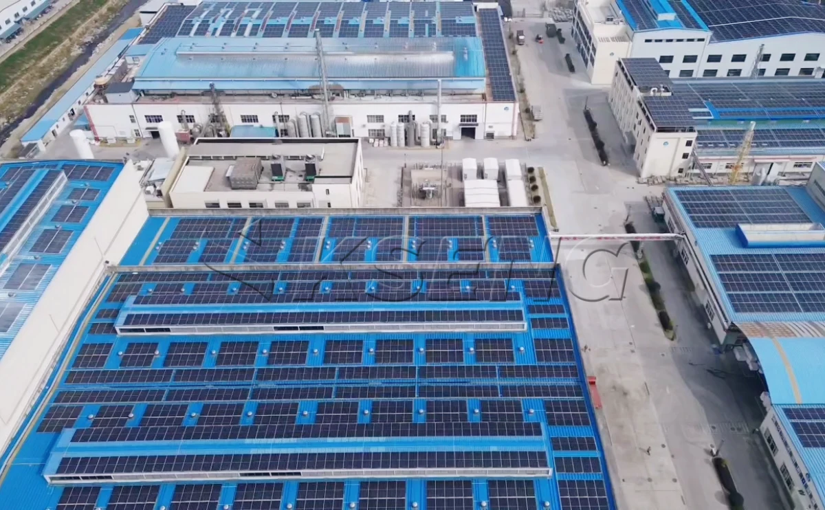 湖北宜昌分布式光伏支架1792KW