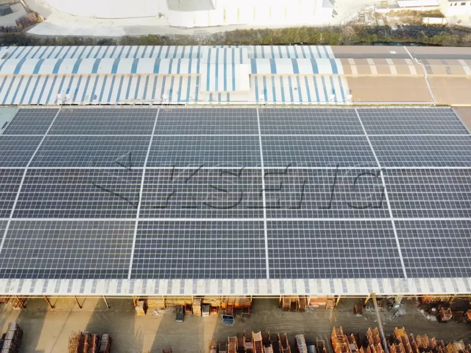 湖南衡阳彩钢瓦光伏支架3144.96KW