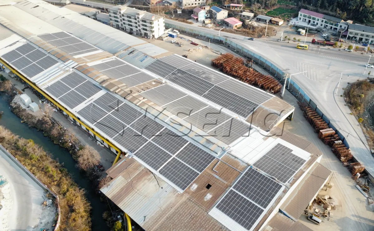 湖南衡阳彩钢瓦光伏支架3144.96KW