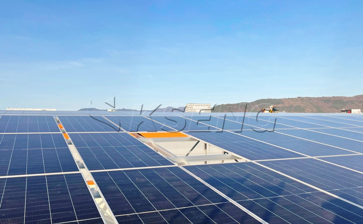 韩国大邱彩钢瓦光伏支架299KW
