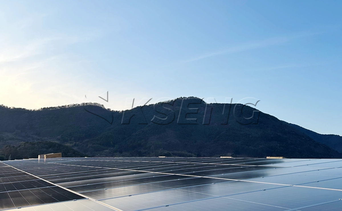 韩国庆南彩钢瓦光伏支架299KW