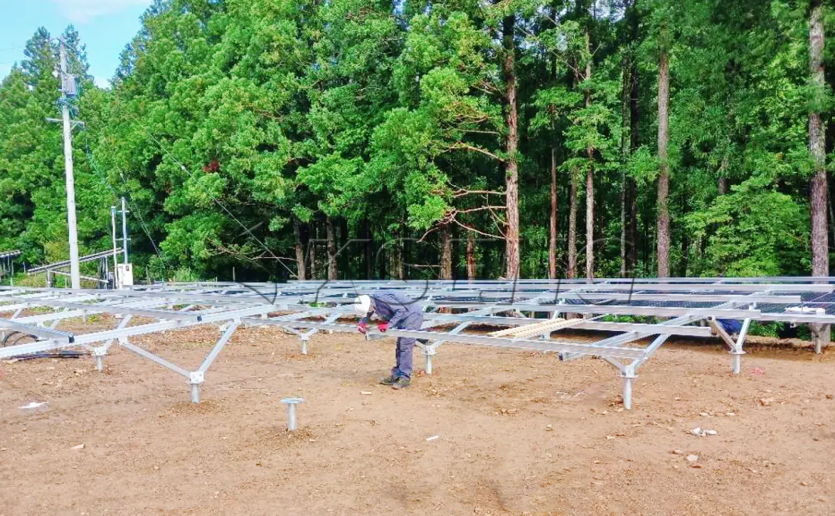 日本三重县地面光伏支架740KW