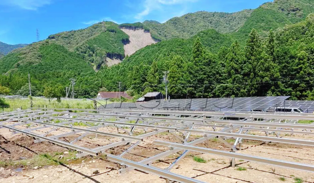 日本三重县地面光伏支架740KW