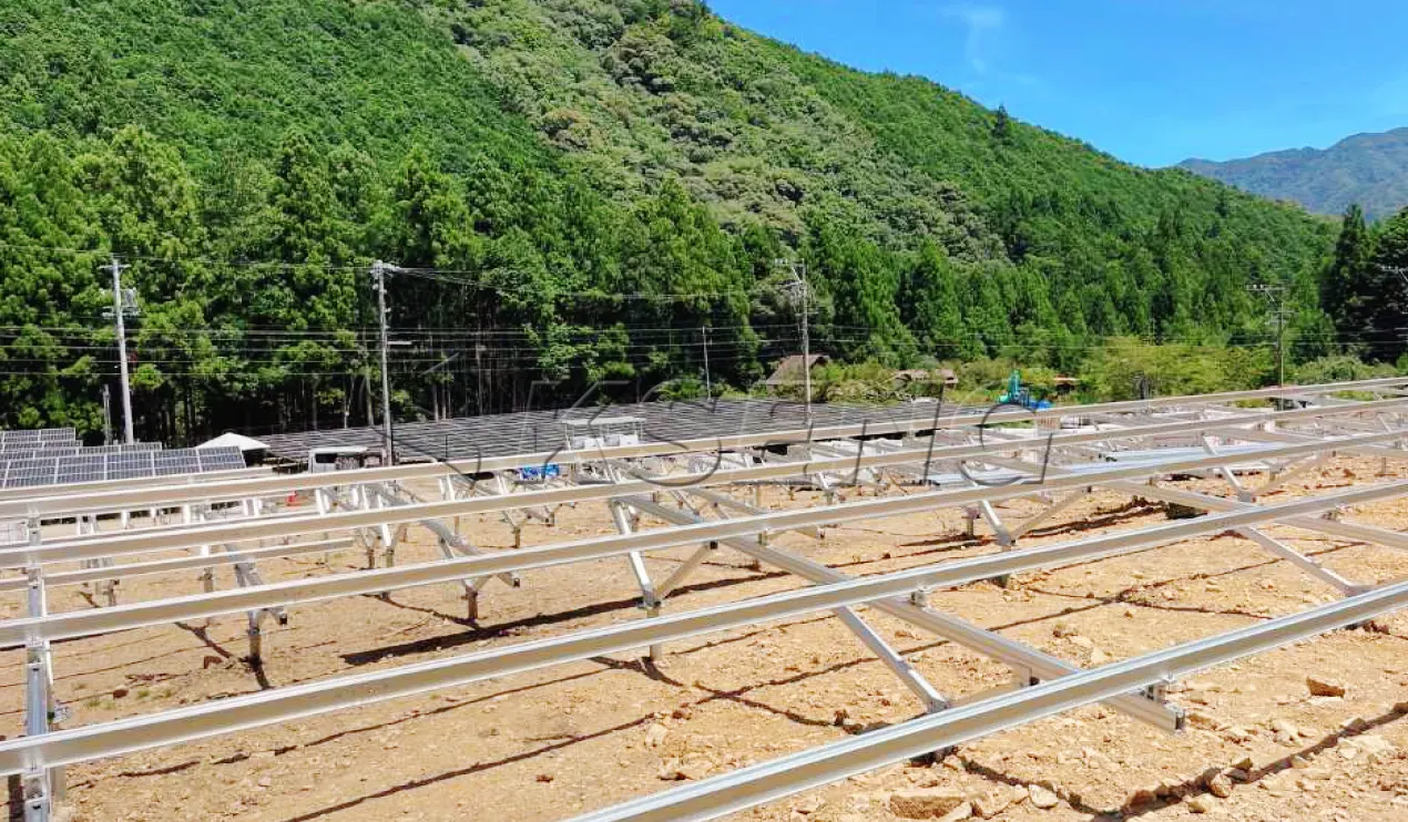 日本三重县地面光伏支架740KW