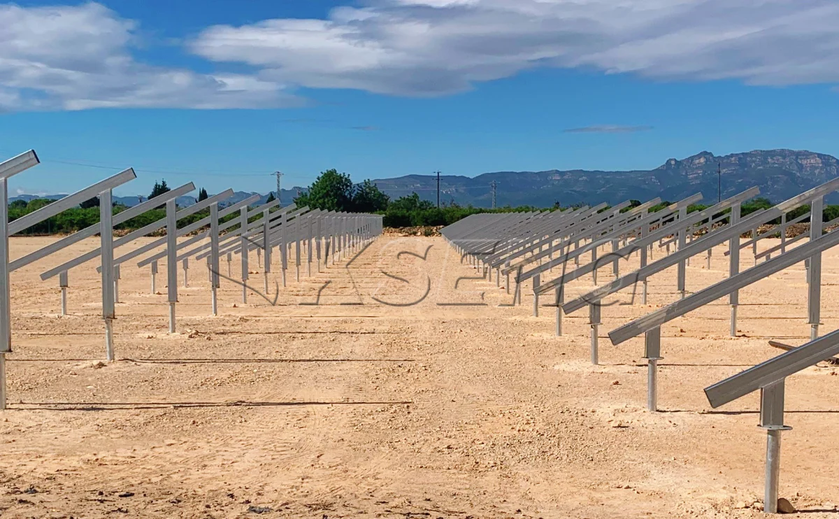 西班牙碳钢地面光伏支架7MW