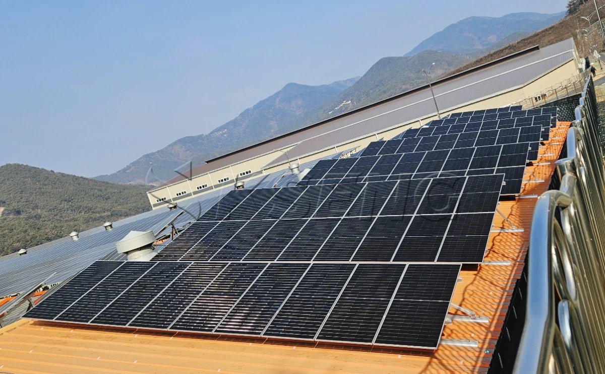 韩国庆南彩钢瓦光伏支架782.955KW