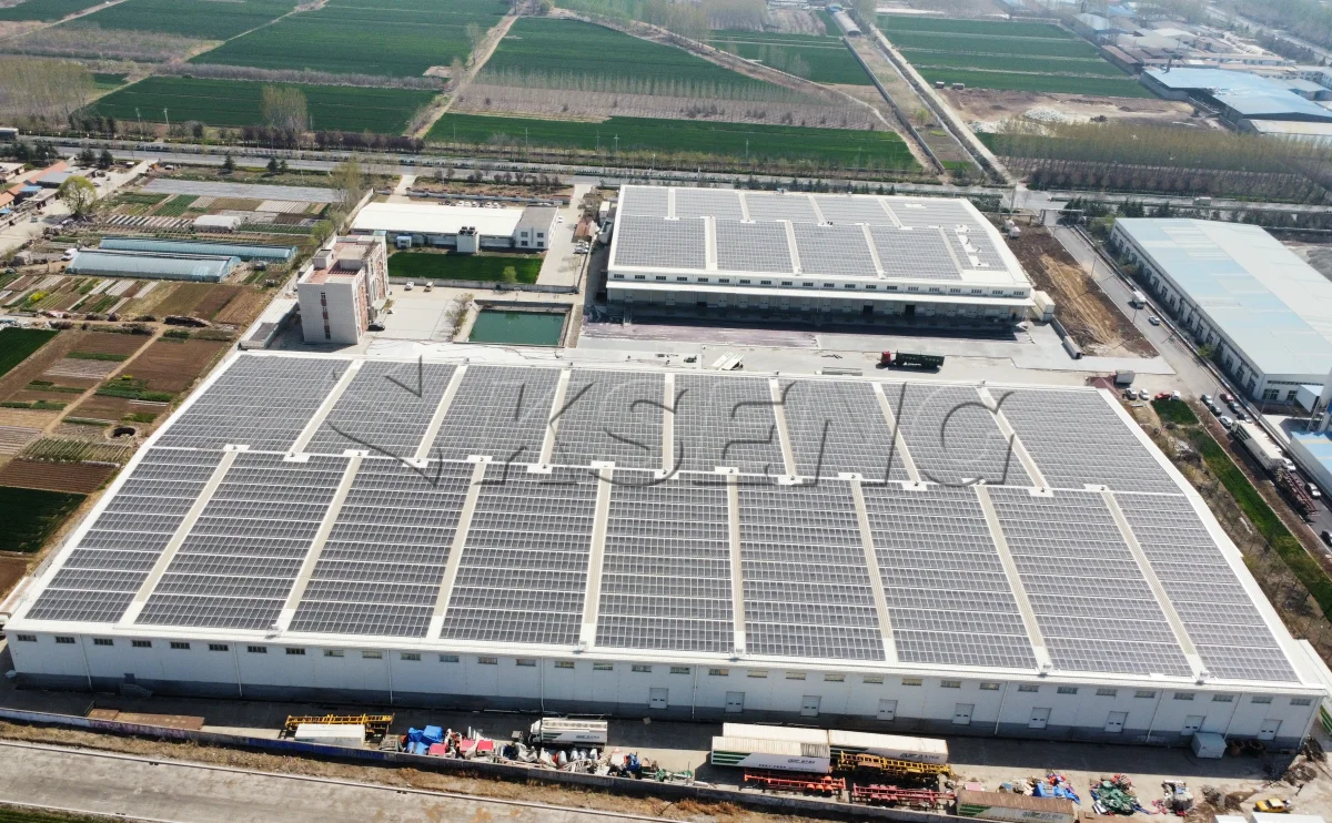 山东青岛彩钢瓦光伏支架4.16MW