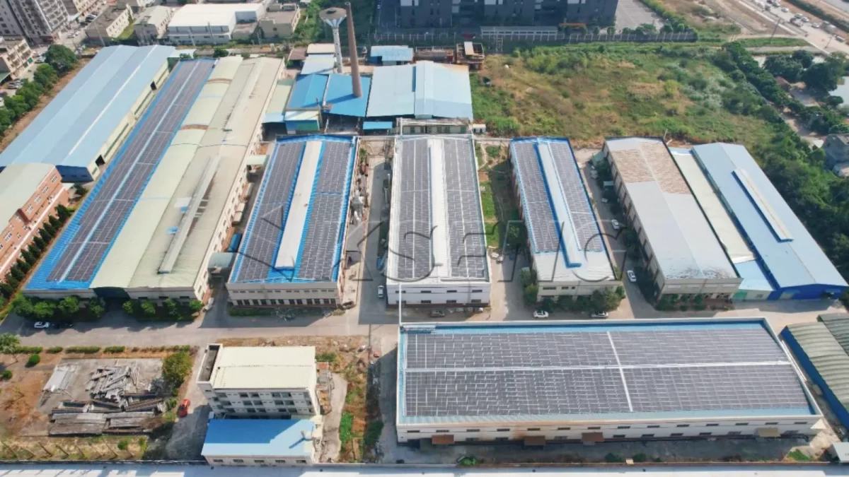 广东惠州彩钢瓦光伏支架1617KW